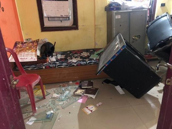 6-Agartala Youth Congress President’s house was Attacked by Miscreants